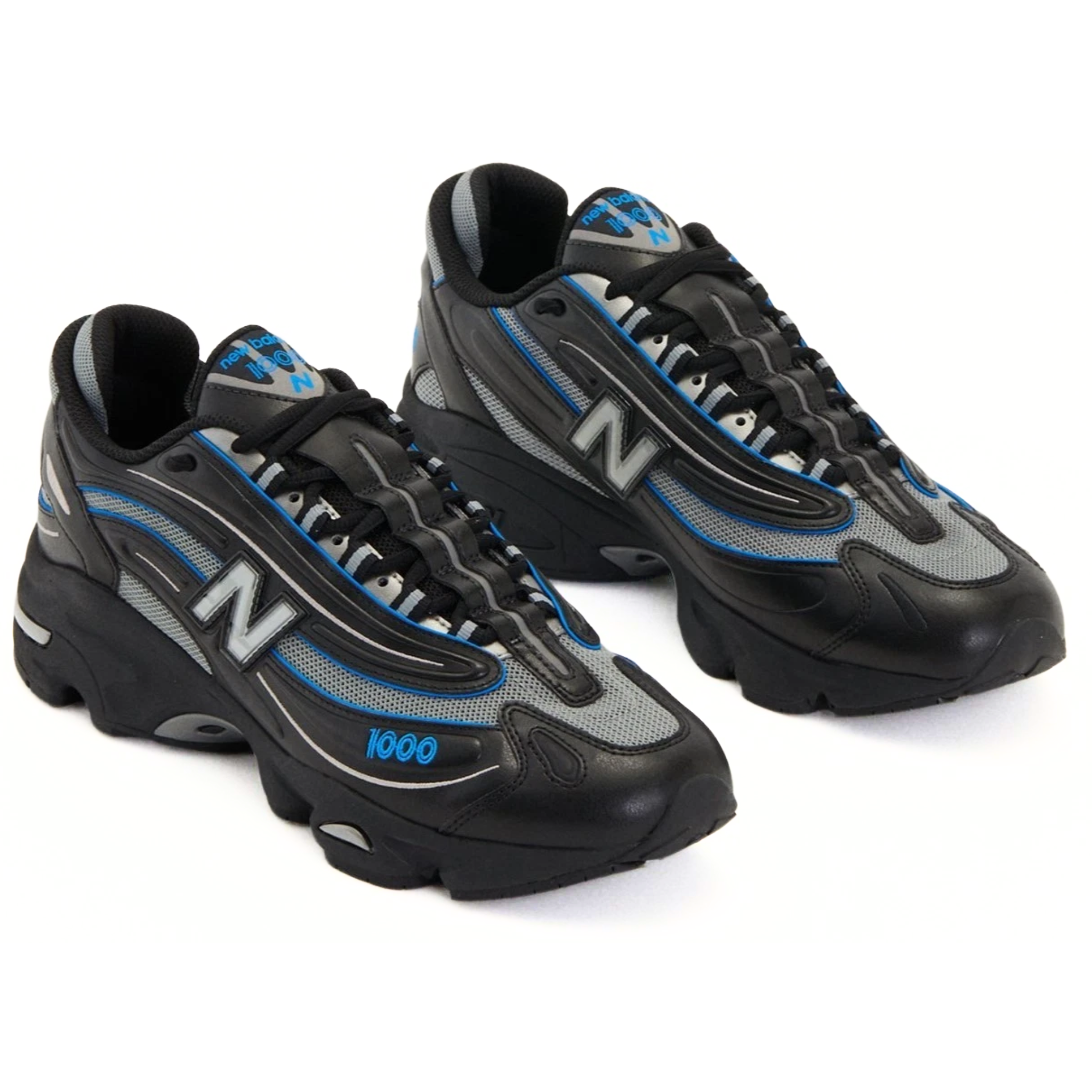 New Balance 1000 Black Grey Blue - Slika 2